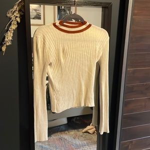 Cream turtleneck